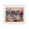 Stupell Industries Trotting Longhorn Cattle Framed Print Under Glass, design by James Corwin